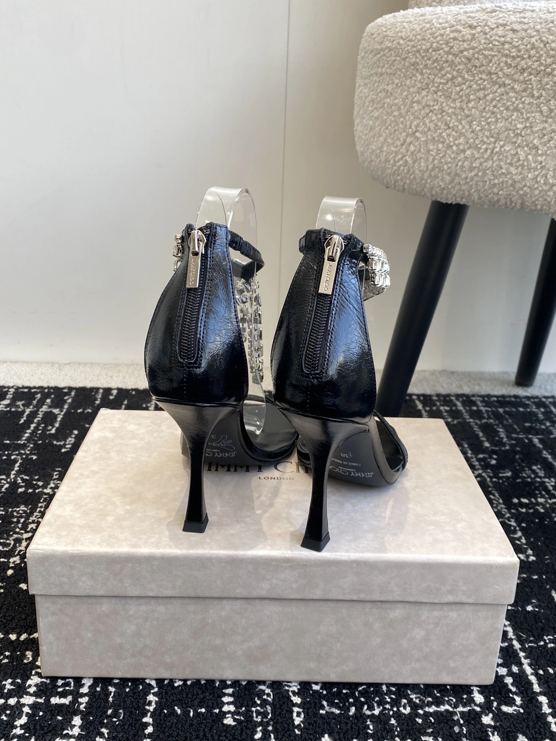 COCO--Ji77y 3ho5 VERITYSANDAL100BYK lambskin Heel height：9.5cm item:E-X000C0494H